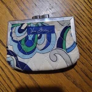 Vera Bradley kisslock coin purse